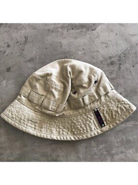 Y2K Gap Bucket Hat Boys 5 6 Khaki Safari Utility Beach Preppy Outdoor Summer 08